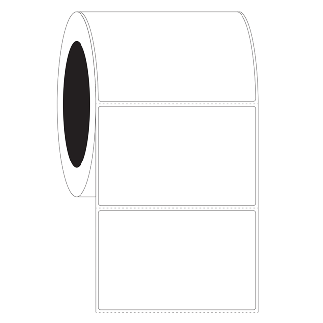 LabID™ Étiquettes cryogéniques à code- barres - 101,6 x 63,5mm / Transfert Thermique