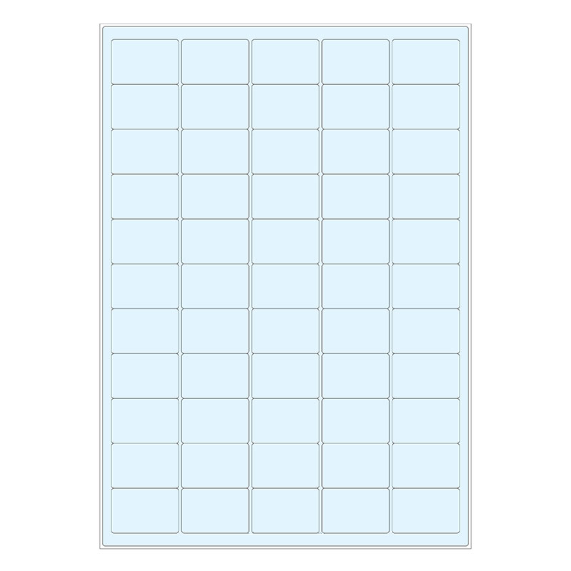 Étiquettes Cryogéniques Transparentes Pour Surfaces Déjà Congelées - 38,1 x 25,4mm / Format A4 · LASER