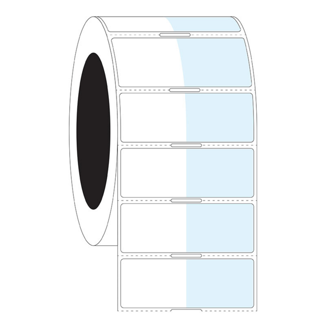 Cryogenic Wrap Around Labels - 34 x 25,4mm + 35mm / Thermal Transfer