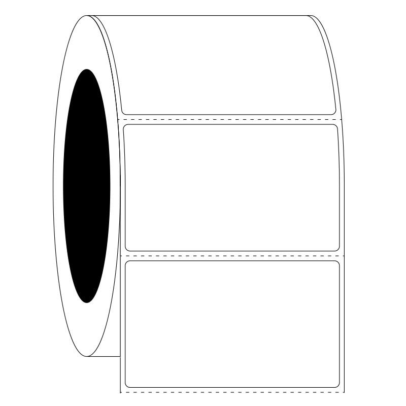 Étiquettes Cryogéniques À Codes Barres - 69,9 x 41,3mm / Transfert Thermique