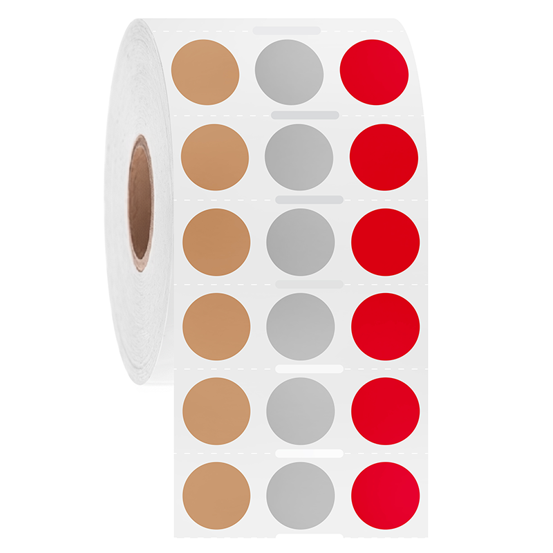 LabID™ Étiquettes Cryogéniques À Code- Barres - Ø 12,7mm / Transfert Thermique