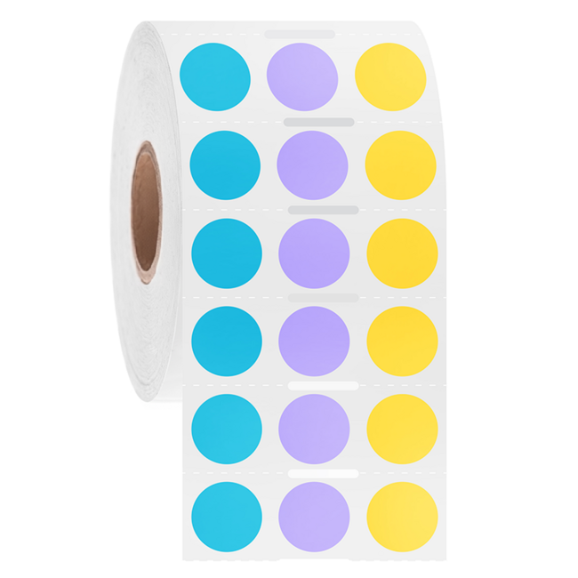 LabID™ Cryo Barcode Eetiketten - Ø 12,7mm / Thermotransfer