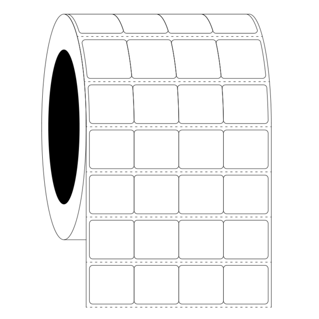 LabID™ Étiquettes Résistantes Au Xylène Et Aux Solvants - 22 x 19mm / Transfert Thermique