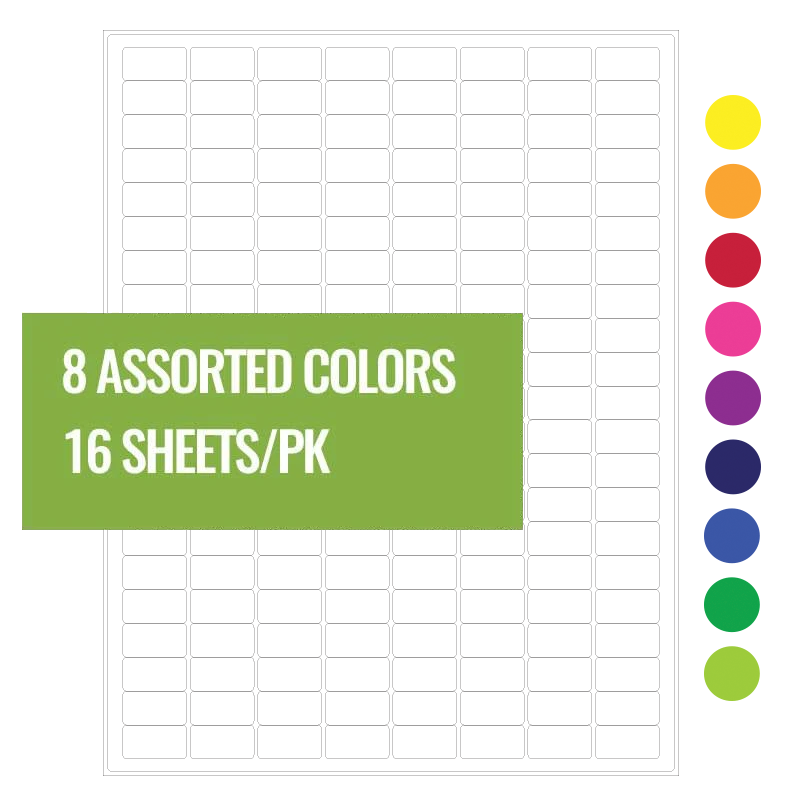 Cryo Laseretiketten - 23,9 x 12,7mm / US Letter Format