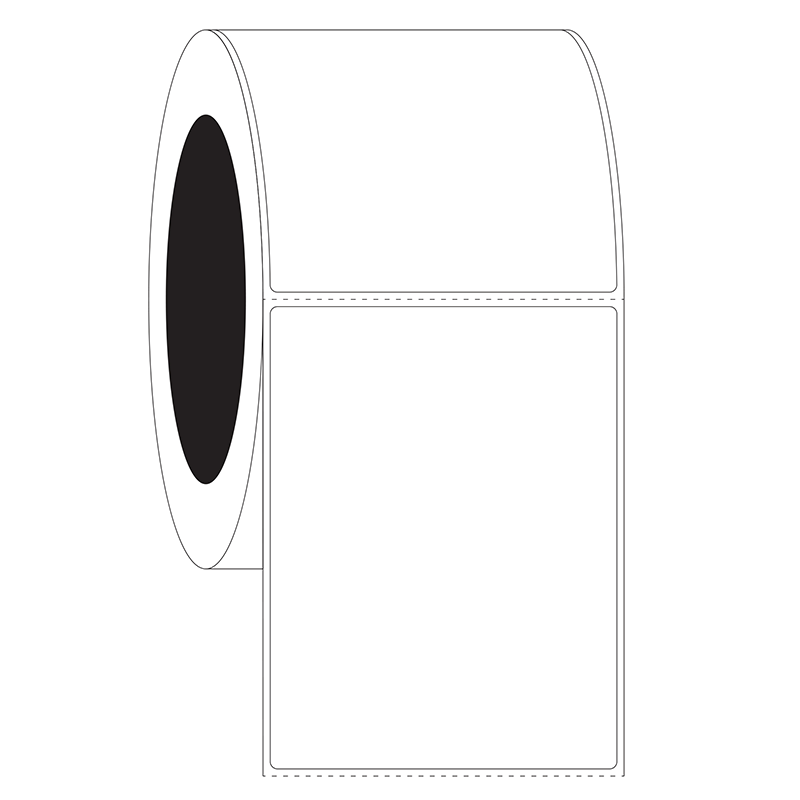 LabID™ Cryo Barcode Etiketten - 76,2 x 102mm / Thermotransfer