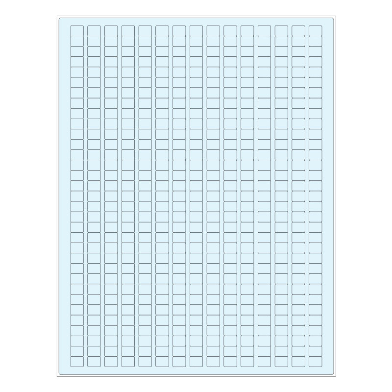 LabID™ Transparent Cryo Laser Labels - 10 x 8mm / Autoclave Resistant ** US Letter Format