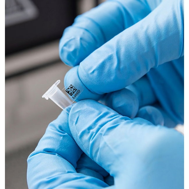 LabID™ Étiquettes Laser Transparentes Cryogéniques - 10 x 8 mm / Résistantes à l’autoclave ** Format Letter