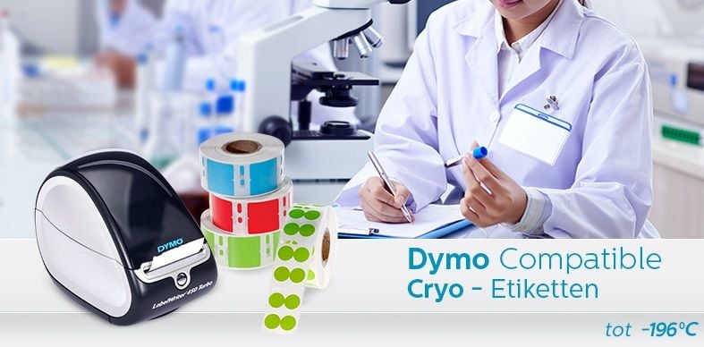 Cryo Labels Voor DYMO Printers