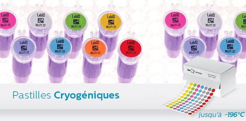 Étiquettes Cryogéniques De Couleur