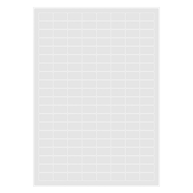 Cryo labels on sheets for laser printers 24 x 13mm (A4 format)
