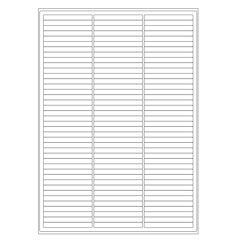 LabID™ Kryo Laseretiketten Auf DIN A4-Bögen - 64 x 7mm