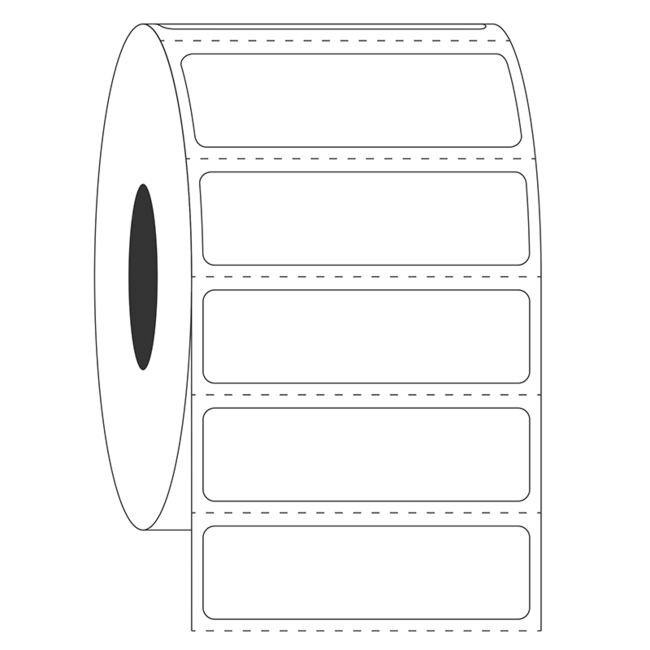 Cryogenic Barcode Labels - 44.5 x 12.7mm