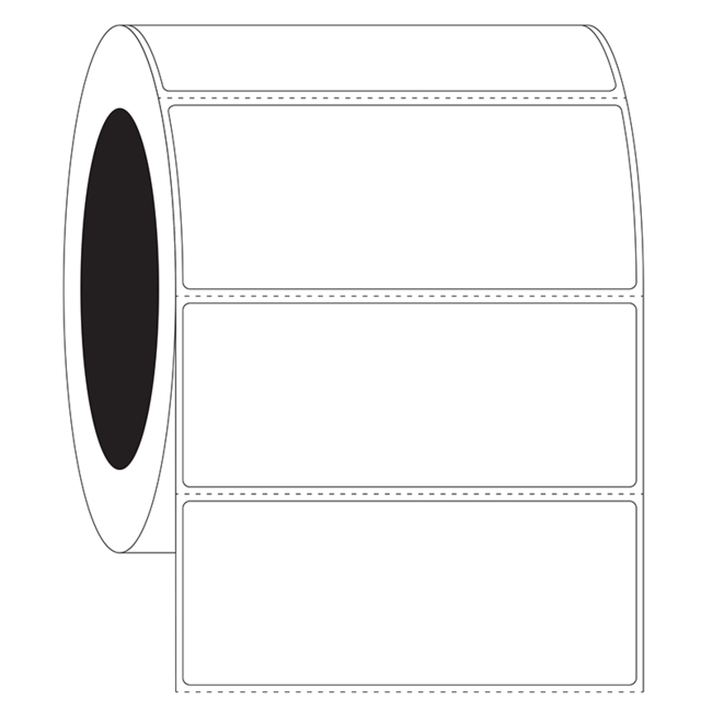 LabID™ Kryo Barcode Etiketten - 101,6 x 41,3mm / Thermotransfer