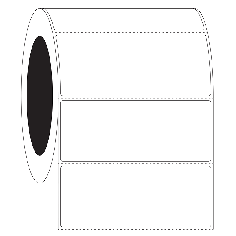 LabID™ Kryo Barcode Etiketten - 101,6 x 41,3mm / Thermotransfer