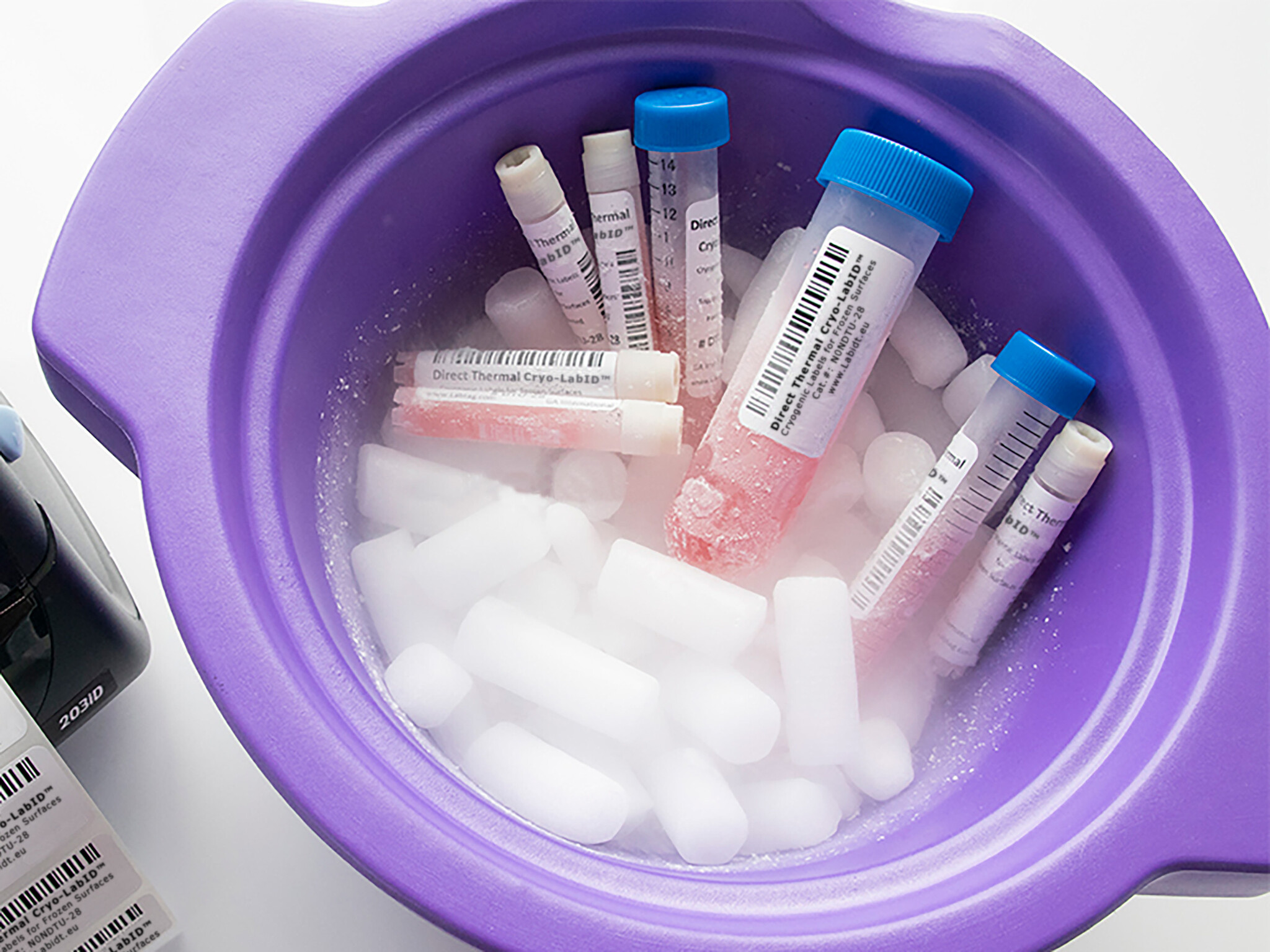 Étiquettes Cryogéniques Pour Surfaces Congelées