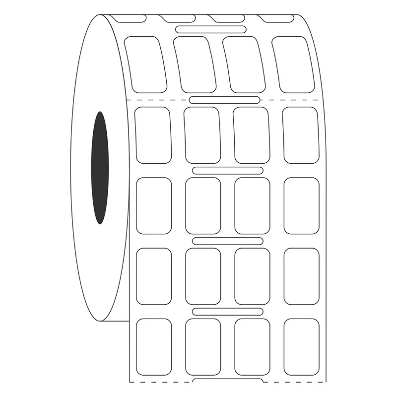 Kryo-Etiketten Für Metall-Gestelle - 7,87 x 12,7mm