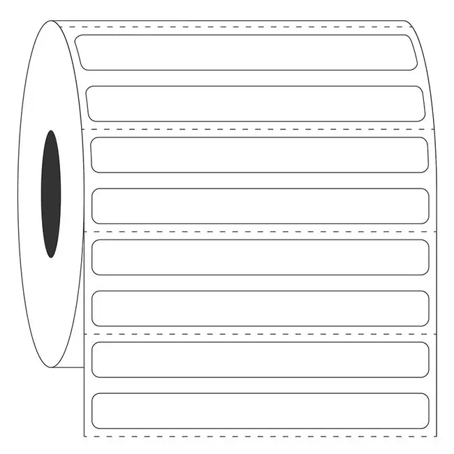LabID™ Ablösbare Autoklav-Etiketten - 67,1 x 7mm / Thermotransfer
