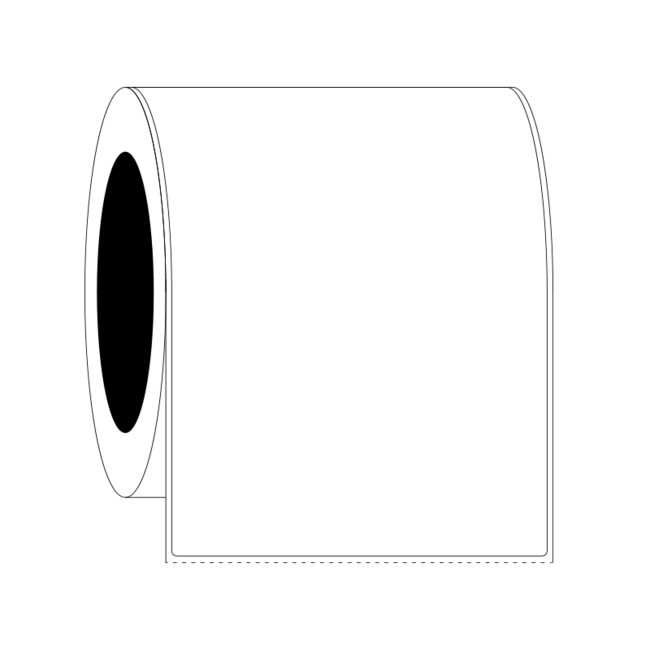 Thermal Transfer Cover-Up Labels For Frozen Surfaces - 101,6 x 127mm ** Blackout