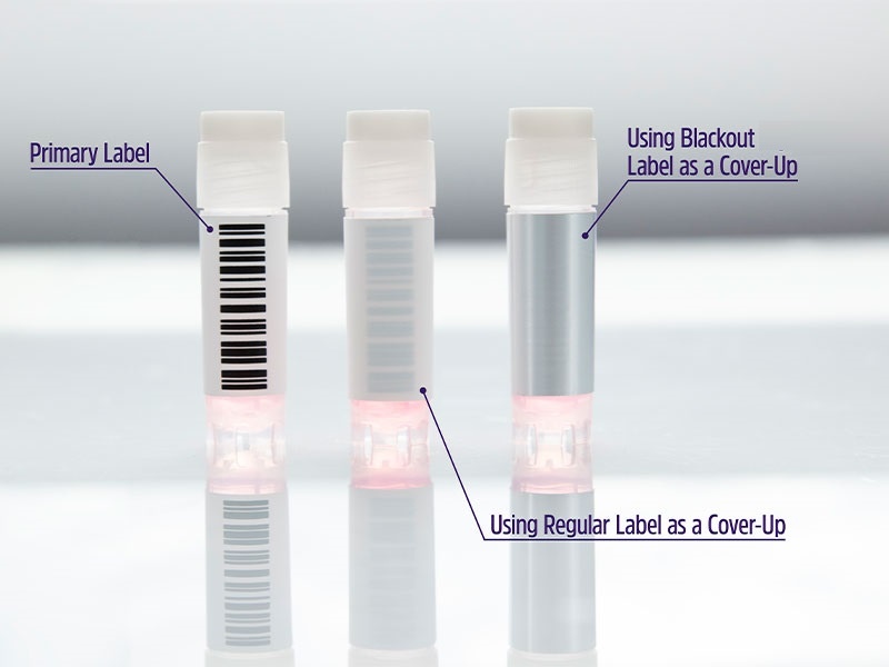 Étiquettes Correctrices /Couvrantes Pour Surfaces Déjà Congelées - 88,9 x 31,8mm ** Opaque