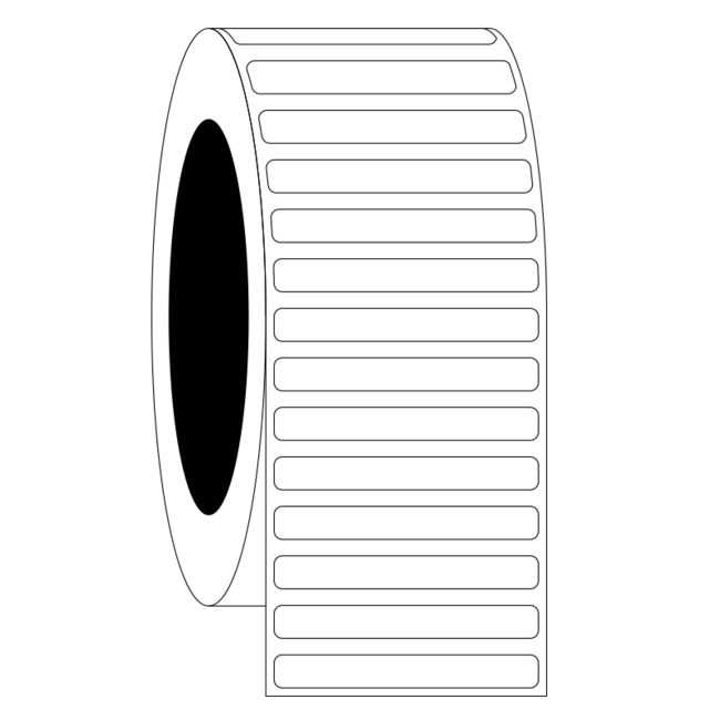 LabID™ Ablösbare Tiefkühletiketten Für Microplates - 50,8 x 6,4mm / Thermotransfer