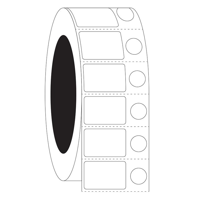 LabID™ Étiquettes Cryogéniques À Code-Barres - 28,6 x 19,1mm + Ø 11,1mm / Transfert Thermique
