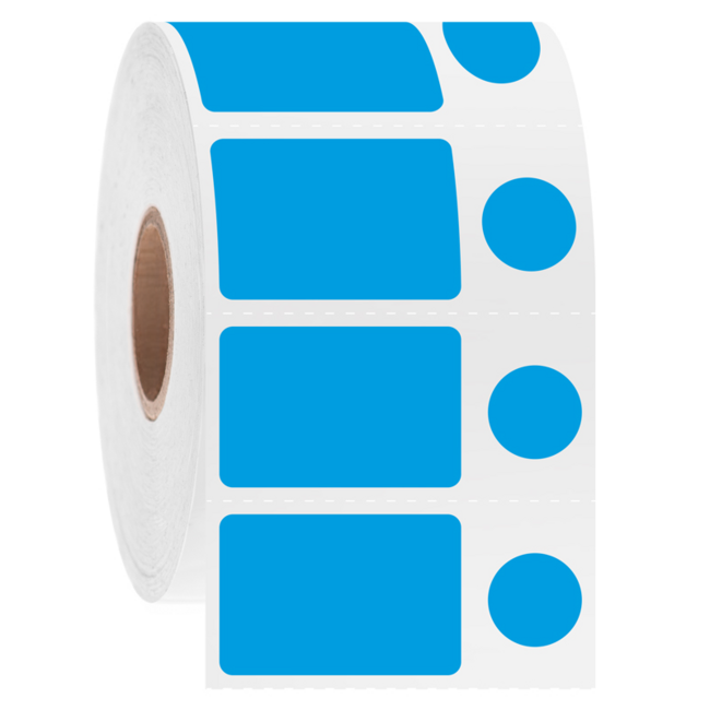 LabID™ Étiquettes Cryogéniques À Code-Barres - 28,6 x 19,1mm + Ø 11,1mm / Transfert Thermique