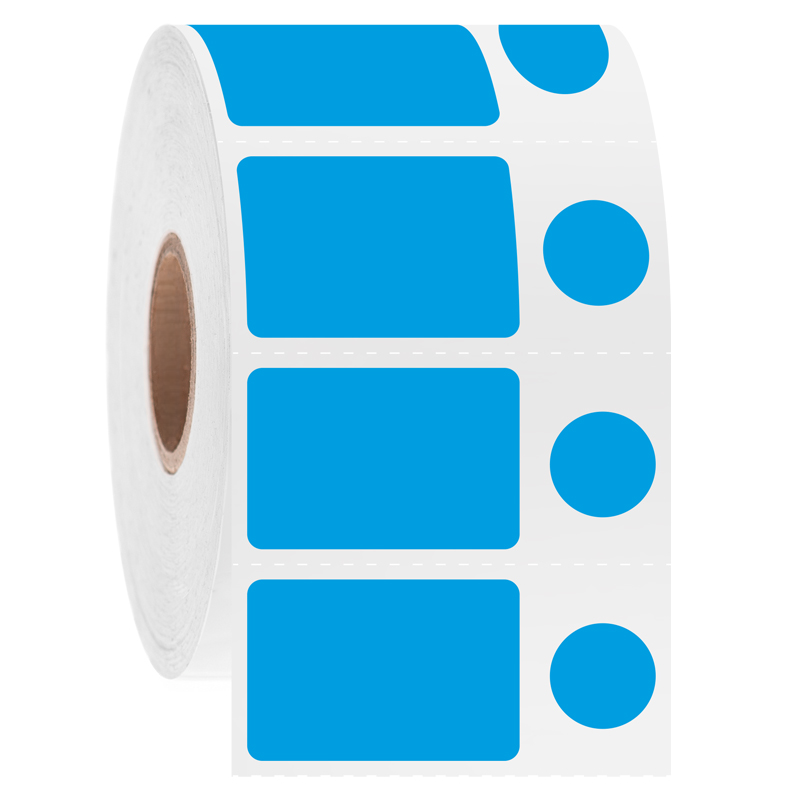 LabID™ Étiquettes Cryogéniques À Code-Barres - 28,6 x 19,1mm + Ø 11,1mm / Transfert Thermique
