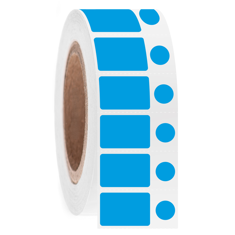 LabID™ Étiquettes Cryogéniques À Code-Barres - 28,6 x 19,1mm + Ø 11,1mm / Transfert Thermique