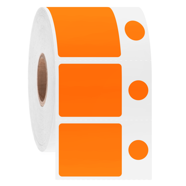 LabID™ Cryo Barcode Etiketten - 30,2 x 25,4mm + Ø 9,5mm / Direct Thermisch