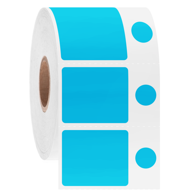 LabID™ Kryo Barcode Etiketten - 30,2 x 25,4mm + Ø 9,5mm / Thermodirekt