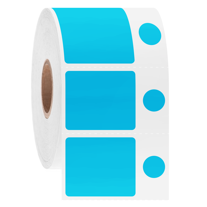LabID™ Cryo Barcode Etiketten - 30,2 x 25,4mm + Ø 9,5mm / Direct Thermisch