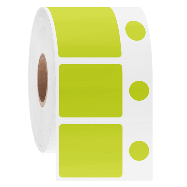 LabID™ Cryo Barcode Etiketten - 30,2 x 25,4mm + Ø 9,5mm / Direct Thermisch
