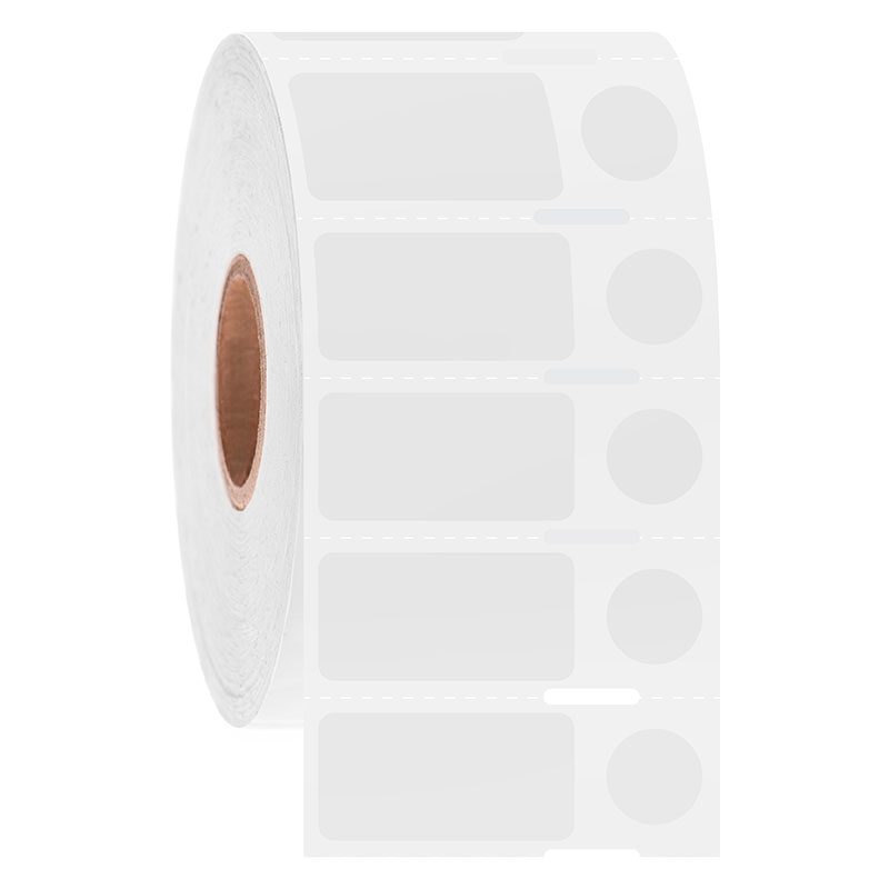 LabID™ Direct Thermische Cryo Etiketten Voor Bevroren Buisjes En Tubes -25,4 x 12,7mm + Ø 9,5mm