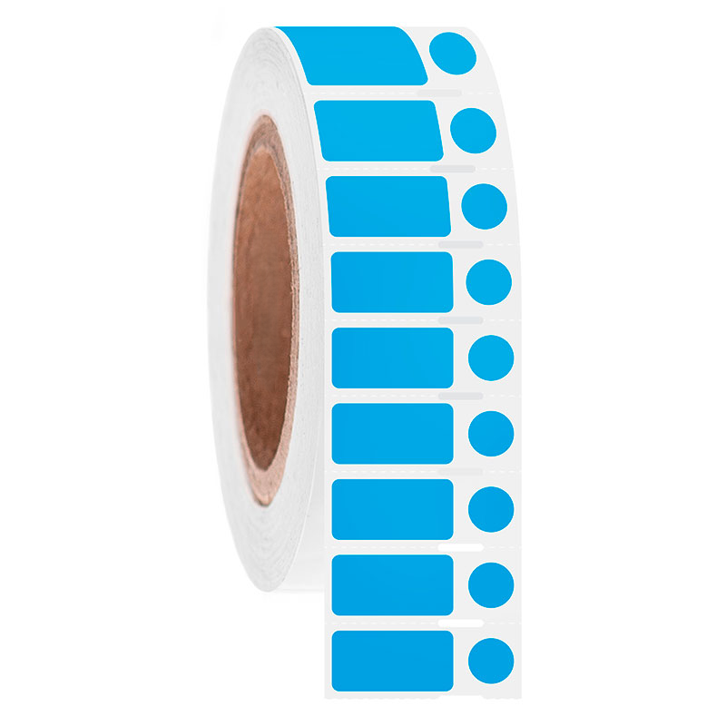 LabID™ Direct Thermische Cryo Etiketten Voor Bevroren Buisjes En Tubes -25,4 x 12,7mm + Ø 9,5mm