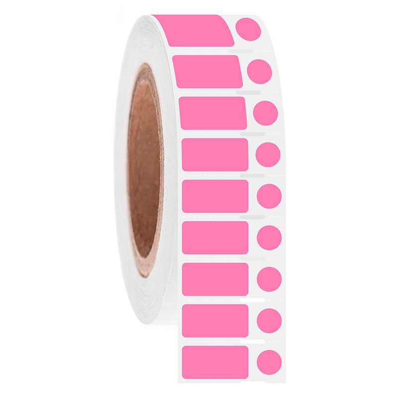 LabID™ Direct Thermische Cryo Etiketten Voor Bevroren Buisjes En Tubes -25,4 x 12,7mm + Ø 9,5mm