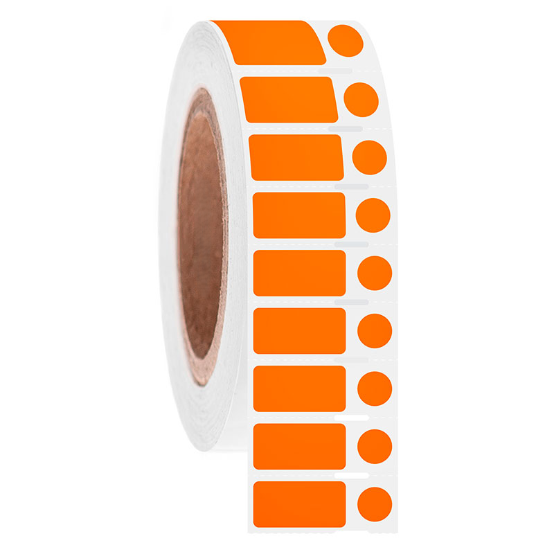 LabID™ Direct Thermische Cryo Etiketten Voor Bevroren Buisjes En Tubes -25,4 x 12,7mm + Ø 9,5mm
