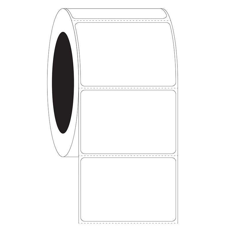 LabID™ Cryo Barcode Etiketten - 76,2 x 50,8mm / Thermotransfer
