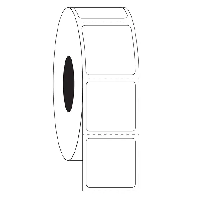 LabID™ Étiquettes Cryogéniques À Codes Barres - 22,2 x 22,2mm / Transfert Thermique