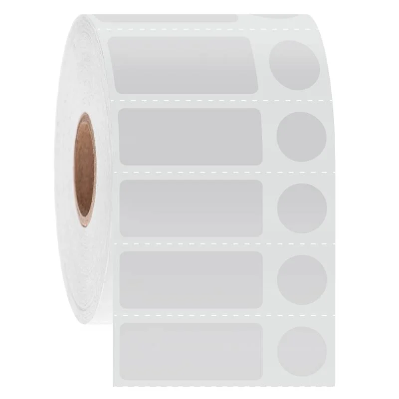 LabID™ Ablösbare Tiefkühl-Etiketten - 31,8 x 12,7mm + Ø 11,1mm / Thermotransfer