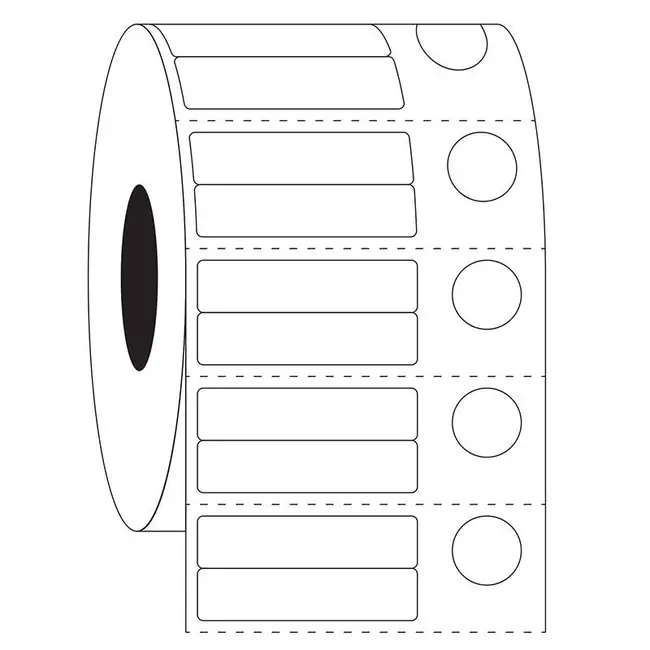 LabID™ Removable Cryo Labels - 30 x 7,1mm + Ø 9,4mm / Thermal Transfer