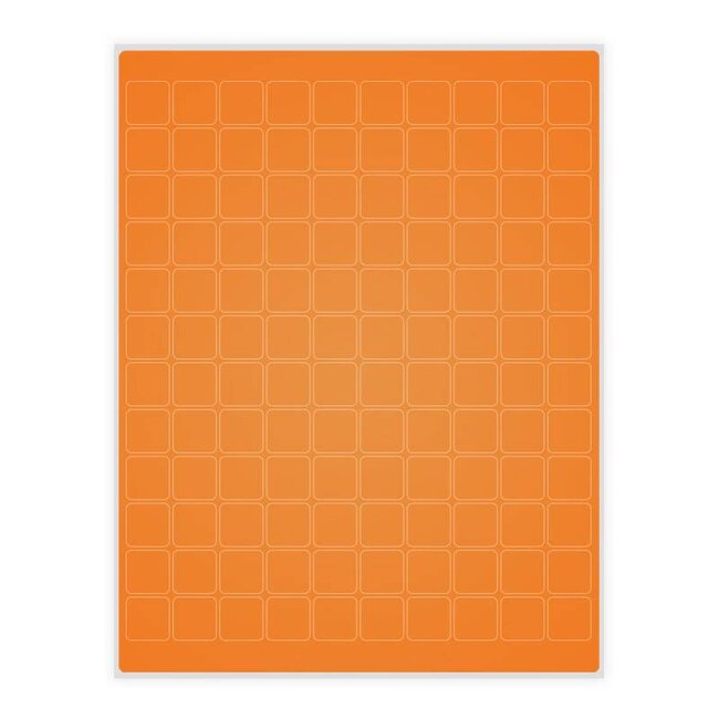 Cryo Labels For Laser Printers - 19.1 x 19.1mm (US Letter Format)