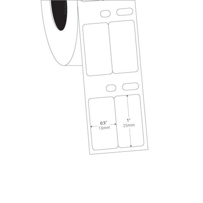 LabID™ Cryo DYMO Etiketten - 13 x 25mm / Diepvries-Etiketten