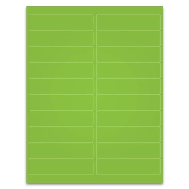 Cryo Labels For Laser Printers - 102 x 25.4mm (US Letter Format)