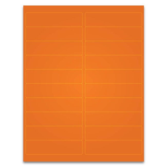 Cryo Labels For Laser Printers - 102 x 25.4mm (US Letter Format)