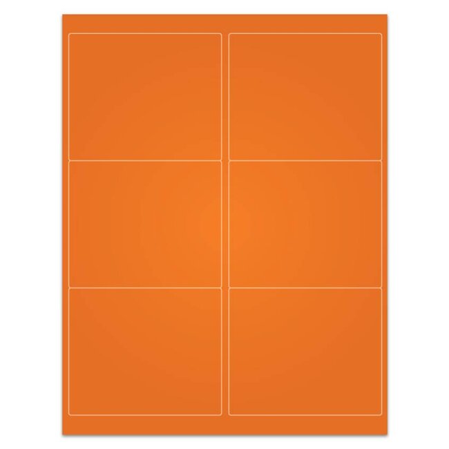 Cryo Labels For Laser Printers - 102 x 84.7mm (US Letter Format)