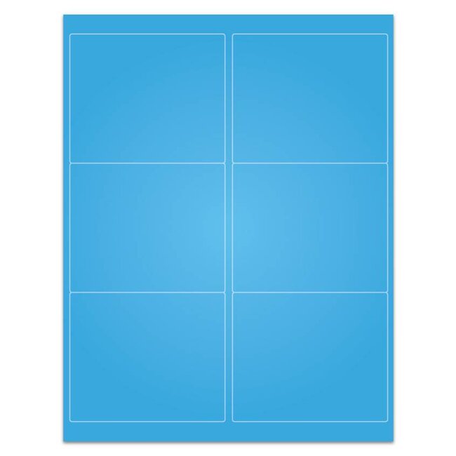 Étiquettes Cryogéniques - 102 x 84,7mm Pour Imprimantes Laser (Format US Letter)