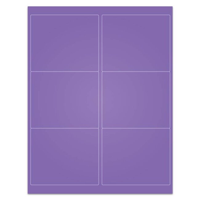 Étiquettes Cryogéniques - 102 x 84,7mm Pour Imprimantes Laser (Format US Letter)