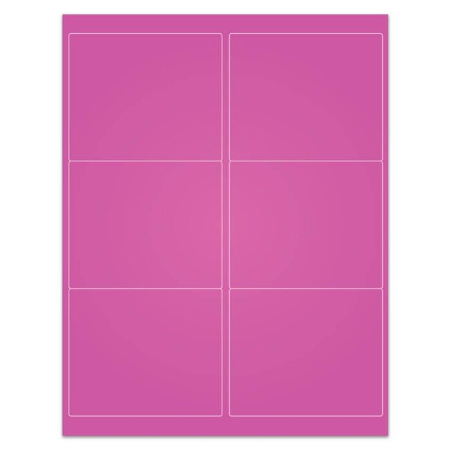 Étiquettes Cryogéniques - 102 x 84,7mm Pour Imprimantes Laser (Format US Letter)