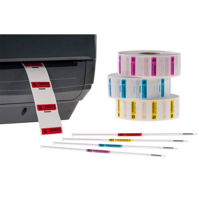 Cryo Straw Labels - 25,4 x 25,4mm  / For 0,25ml IVF Straws