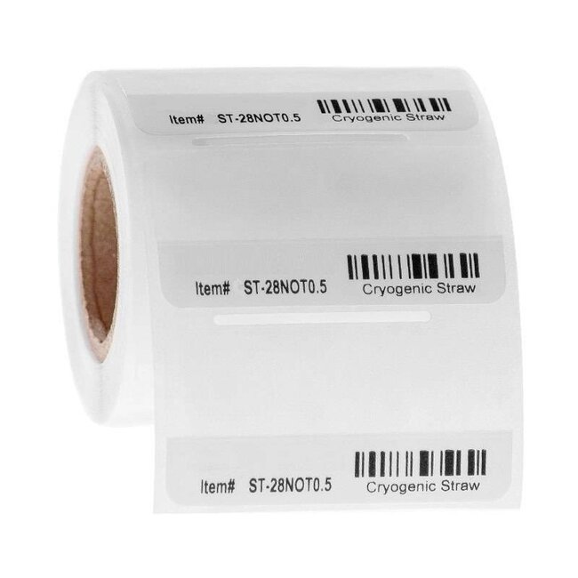 Kryo Halm-Etiketten 50 x 25mm für 0,5ml IVF-Halme